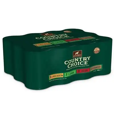 Gelert Country Choice Dog Meat - 12 X 400g Can Variety Pack - Dog Food • £17.03