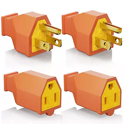 Extension Cord Ends Male And Female Plug And Connector Set Straight Blade Plug • $21.24