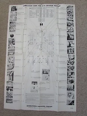 @IH International TD-14 Crawler Tractor- Lubrication Guide@ • £6