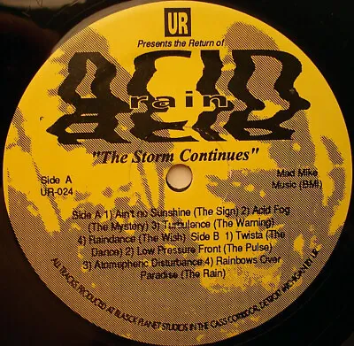 Underground Resistance - The Return Of Acid Rain - The Storm Continues (12 ) • £42.49