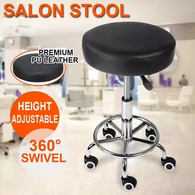 $38.99 • Buy Salon Stool Hairdressing Chair PU Barber Equipment Beauty Swivel Hydraulic Lift