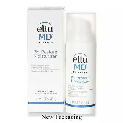 Elta MD PM Restore Therapy Facial Moisturizer 1.7oz/48g NEW IN BOX Exp. 9/2026 • $33.78