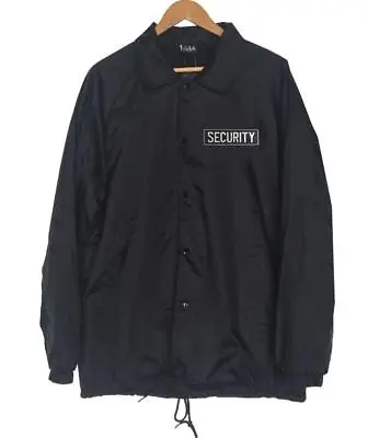 New Mens Light Water Resistant Embroidery Security Gift Windbreaker Coach Jacket • $34.99