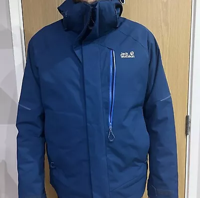 Jack Wolfskin Mens Troposhere Jacket Dark Cobalt - Large • £60