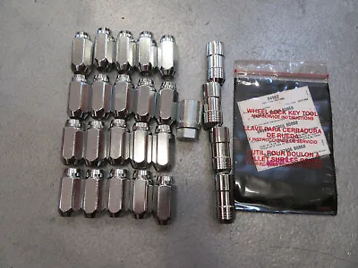 McGard 84638 6 Lug Nut & Lock Set M14X1.5 Cone Seat Chrome 1.945  OAL 22mm Hex • $68.99