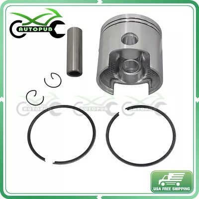 Piston & Rings Kit For EZGO 2 Cycle Gas Golf Cart 1989 - 1993 Standard Bore 3PG • $22.99