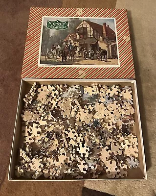 Vintage Victory Popular Plywood Jigsaw Puzzle The Unexpected Party Complete 250 • $29.99