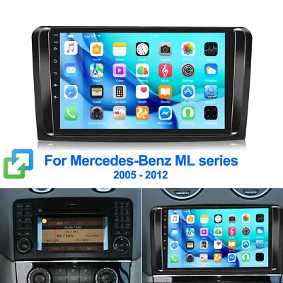 9  Android 13 Car Radio GPS Stereo For Mercedes Benz ML-W164 ML350 GL-X164 GL500 • $119.99