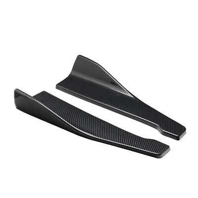 For Mazda 2 3 6 Rear Bumper Lip Splitter Spoiler Body Kit Carbon Fiber Look • $28.98