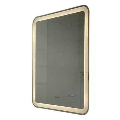 Bathroom LED Illuminated Mirror Touch Switch Energy Saving With Time And Temp... • $594