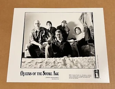 Queens Of The Stone Age RARE 8x10 Promo Publicity Photo '00 • $14