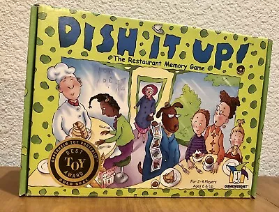 ✅New! Dish It Up! Restaurant Memory Board Game 2000 Gamewright Rare • $18.12