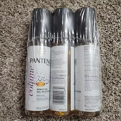 Pantene Volume Root Lifting Spray Gel 5.7 Fl Oz Pack Of 3 Sealed • $74.95