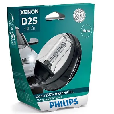 Philips X-tremeVision D2S Headlight 150% More Light Xenon Bulb 85122XV2S1 Single • $80.97