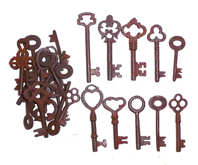Skeleton Iron Keys  Lot Of 25 Steampunk • $24.95