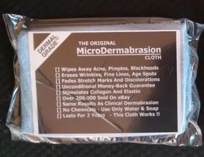 The Original MicroDermabrasion Cloth - Remember These?- Acne Blackheads Wrinkles • $7.61