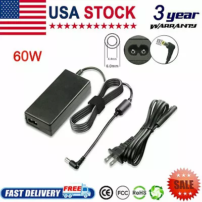 60W AC Adapter Laptop Charger Power Cord For Sony Vaio VGP-AC19V48 PCGA-AC19V10 • $11.49