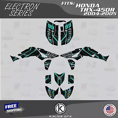 Graphics Kit For HONDA TRX450R TRX 450R (2004-2005) 16 Mil Electron - Teal • $153.99