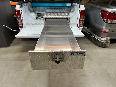 $699 • Buy Heavy Duty 1400mm Aluminium Ute Drawer Toolbox Pull Out Drawer