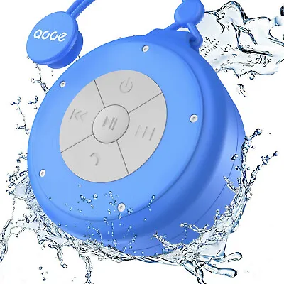 Shower Speaker Mini Wireless Waterproof Bluetooth Speaker 5W Driver Suction C • $9.99