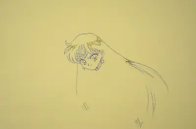 Original Sailor Moon Sailor Mars Anime Production Cel Pencil Douga • $84.95