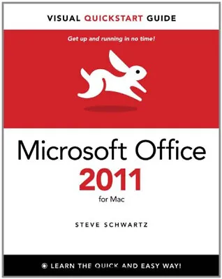 Microsoft Office 2011 For Mac Paperback Steve Schwartz • $8.67