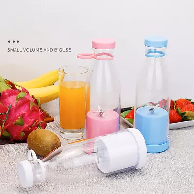 Mini Electric Fresh Juice Blender Portable USB Rechargeable Mixer Shaker Bottle • £8.62