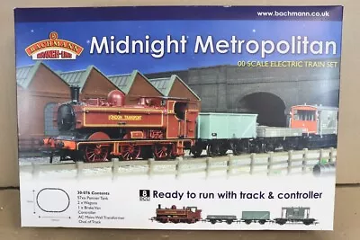 BACHMANN 30-076 LONDON TRANSPORT MIDNIGHT METROPOLITAN 0-6-0 PANNIER TANK L97 Ol • $512.91