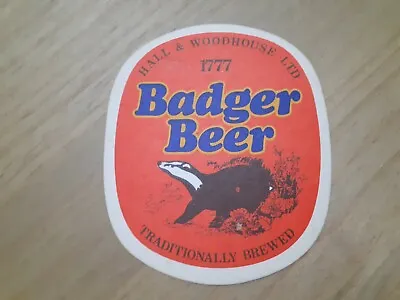 Hall And Woodhouse Beer Mat Uk Cat No 42. Badger Beer.  • £2.50