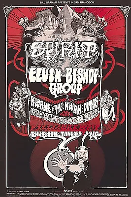 MINT Spirit Elvin Bishop Group 1970 ORIGINAL BG 265 Poster • $99.99