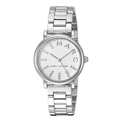 New Marc Jacobs Mj3568 Ladies Baker Silver Tone Watch - Next Day Del Warranty • £109.90