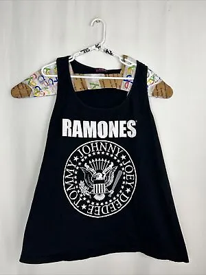 Ramones Womens Size XXXL Tank Top Black Seal Of Johnny • £14.25