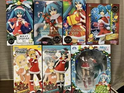 Hatsune Miku Kagamine Rin Christmas Figure Set Of 7 J • $143.02