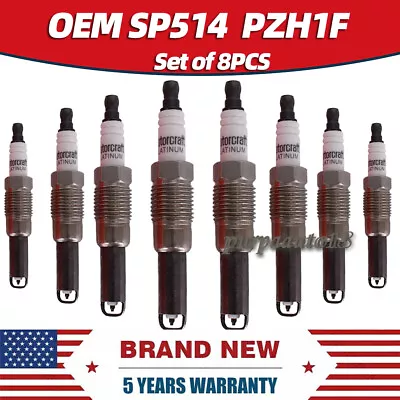 8PCS OEM Motorcraft Platinum Spark Plugs For SP514 For Ford 4.6L PZK1F PZH1F US • $46.95