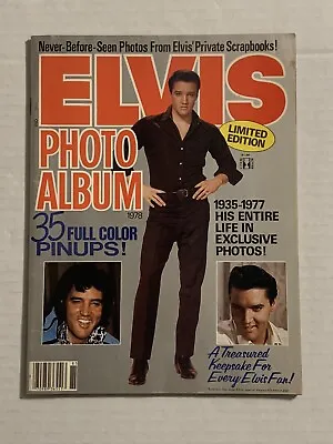 Elvis Presley Photo Album Magazine 1978 Limited Edition 35 Full Color Photos • $15