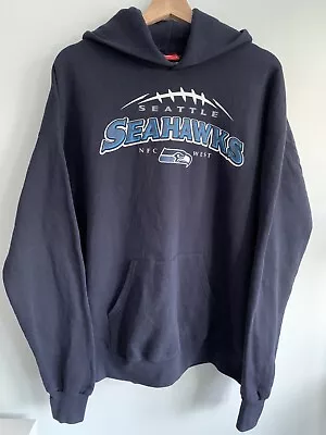 £13 • Buy NFL Seattle Seahawks Hoodie Blue Large Graphics