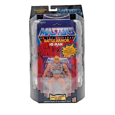 BATTLE ARMOR HE MAN Commemorative Series Masters Of The Universe MOTU Vintage • $64.99