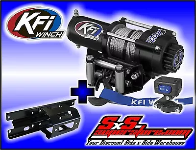 $285.95 • Buy 2500 Lb KFI Winch Mount Combo Polaris Sportsman 05-10 400 450 500 600 700 800