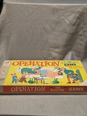 VINTAGE MILTON BRADLEY 1965 OPERATION SKILL GAME Smoking Dr. Box- Parts Only • $11.99