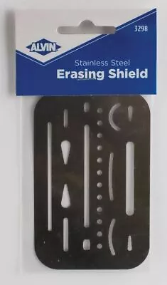 Alvin® Stainless Steel Erasing Shield #3298 • $3.99