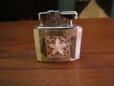 Vintage Carved Mother Of Pearl Chrome Monopol  Lighter • $65