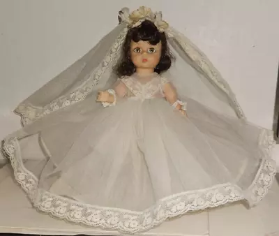 Vintage Madame Alexander 8  Bride Doll • $19.99