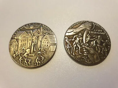 $14.57 • Buy Medal Karl Goetz 1920 Wustlinge At Rhein Collection Silver Coin