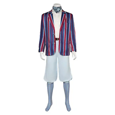 Oompa-Loompa Cosplay Costume Striped Set Outfits ComicCon Halloween Fancy Suit • $130.10