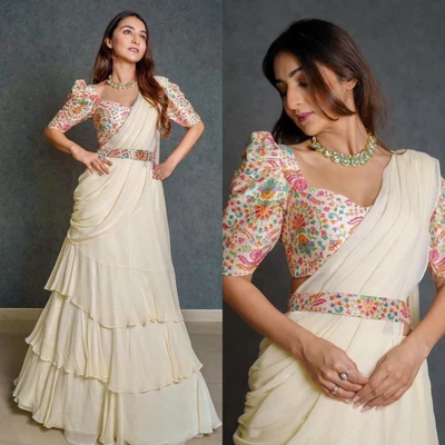 $44.99 • Buy Lehenga Sari Choli Indian Ethnic Wedding Wear Readymade Bollywood Party Designer