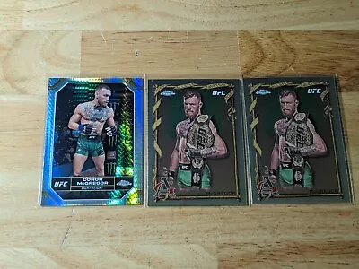 2024 Topps Chrome UFC Conor McGregor Prism Refractor & Insert Lot (3) • $9.98