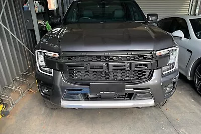 Matte Black Raptor Style Black Grille To Suit NEXT GEN Ford Ranger Wildtrak XLT • $379