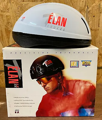 Vintage 1990s Troxel ELAN LX II Bicycle Racing Helmet Adult L/XL ThinShell NOS • $99.99