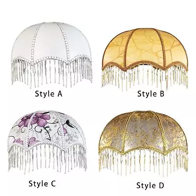 Umbrella Shape Lamp Shade Cloth Lampshade With Tassel Easily • $48.65