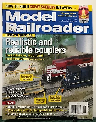 Model Railroader Realistic & Reliable Couplers October 2013 FREE SHIPPING JB • $11.97